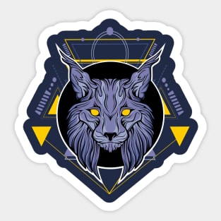 Bastet Cat II Sticker